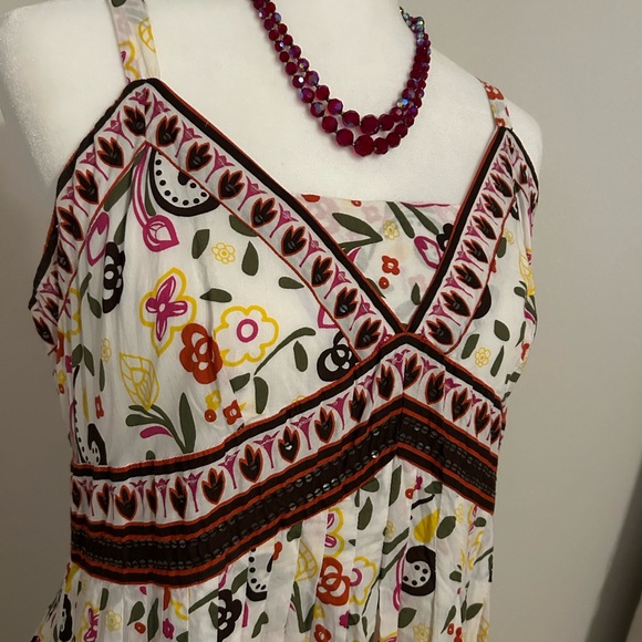 Style & Co. multi colored midi dress, size 10 in excellent condition. - Picture 5 of 5